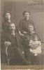 Chana Genya (Malkina) Margolin with oldest daughter and son (Misha Galperin's great aunt and uncle)